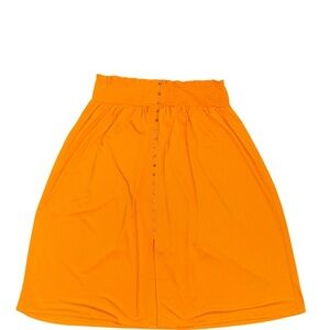 Cato Vibrant Orange A-Line Skirt